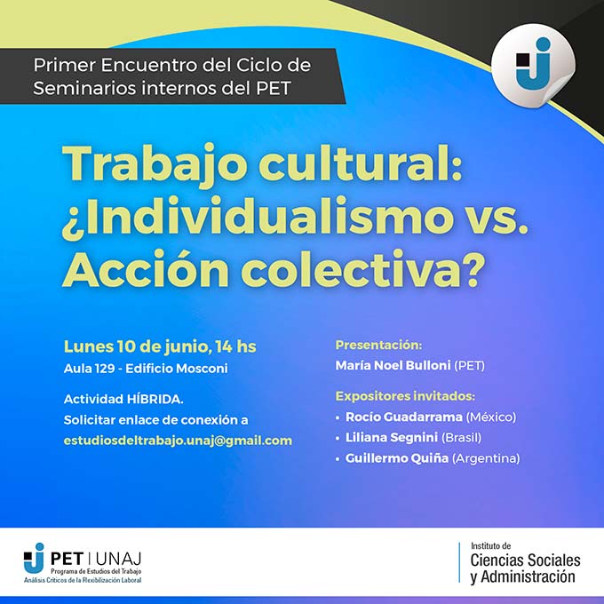 Trabajo cultural: ¿Individualismo vs. Acción colectiva?