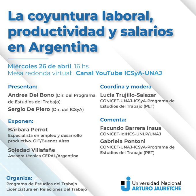 La Coyuntura Laboral, Productividad Y Salarios En Argentina